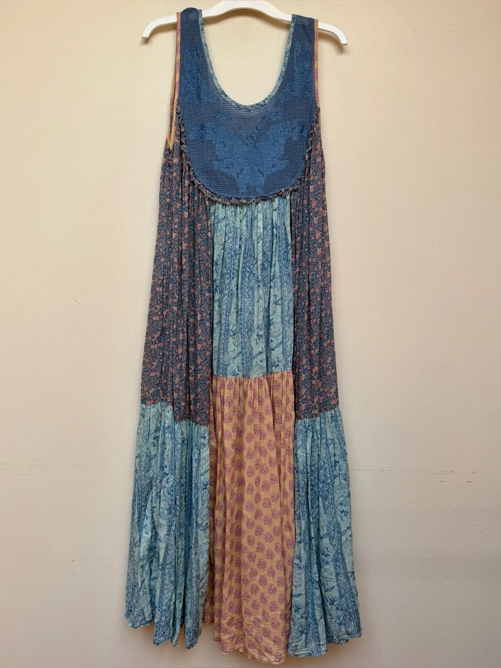 Free People Lost Palms Craft Maxi Dress | Size S